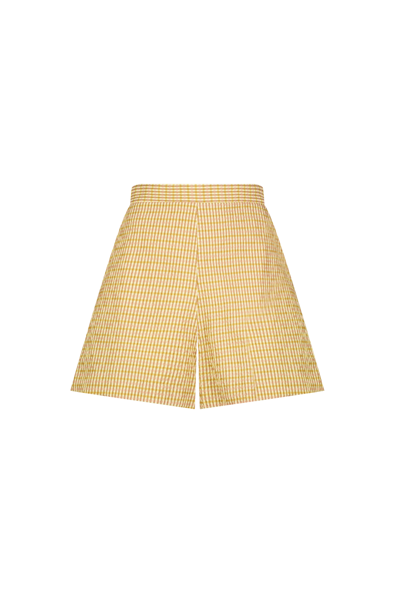Checked Seersucker Short