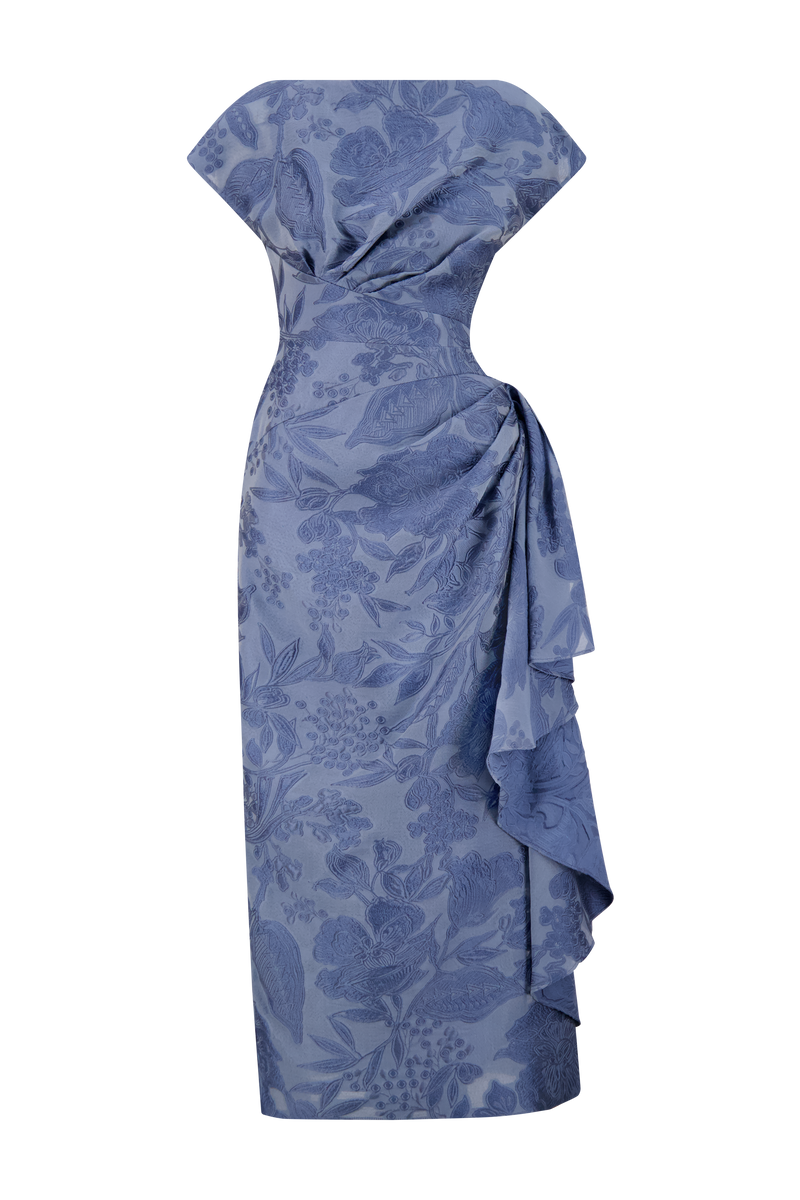 Floral Fil Coupe Florence Dress