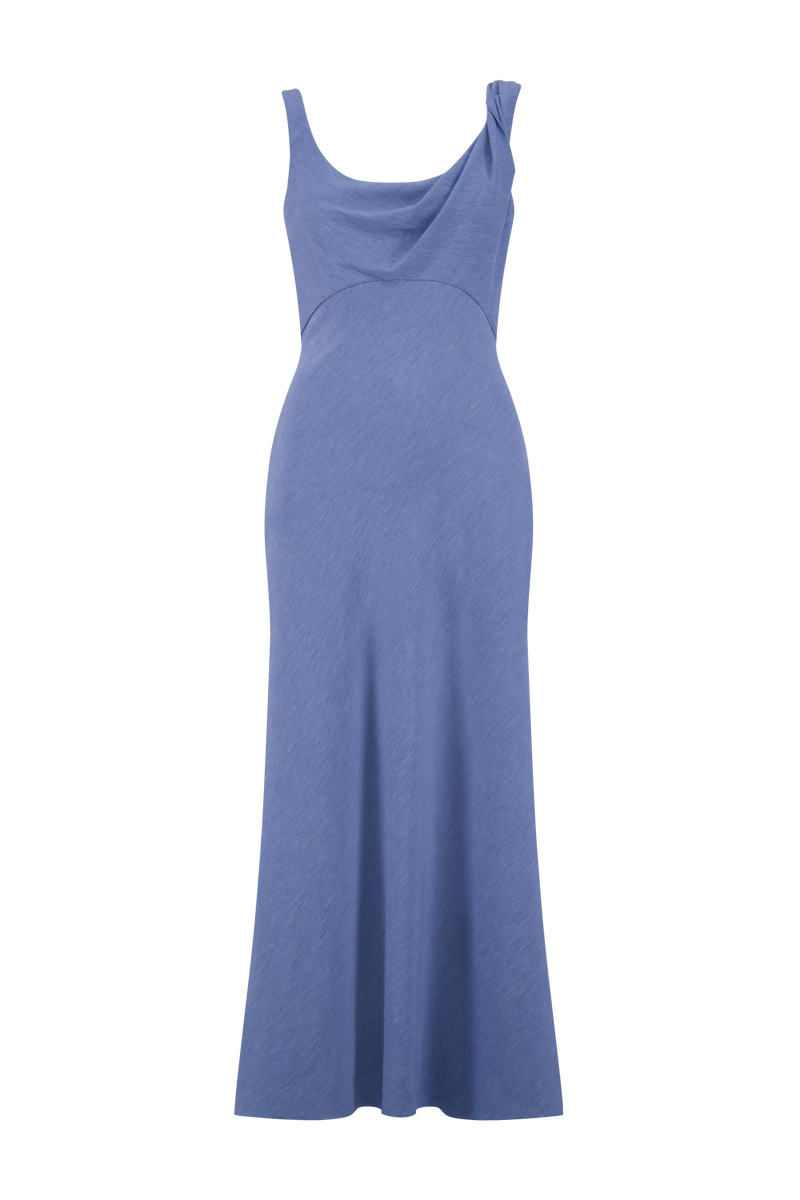 Linen Twist Detail Dress Lela Rose Linen Twist Detail Dress Lela Rose