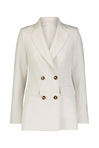 Stretch Twill Double Breasted Blazer
