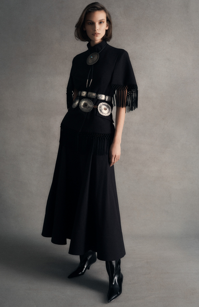 Cotton Poplin Parker Skirt