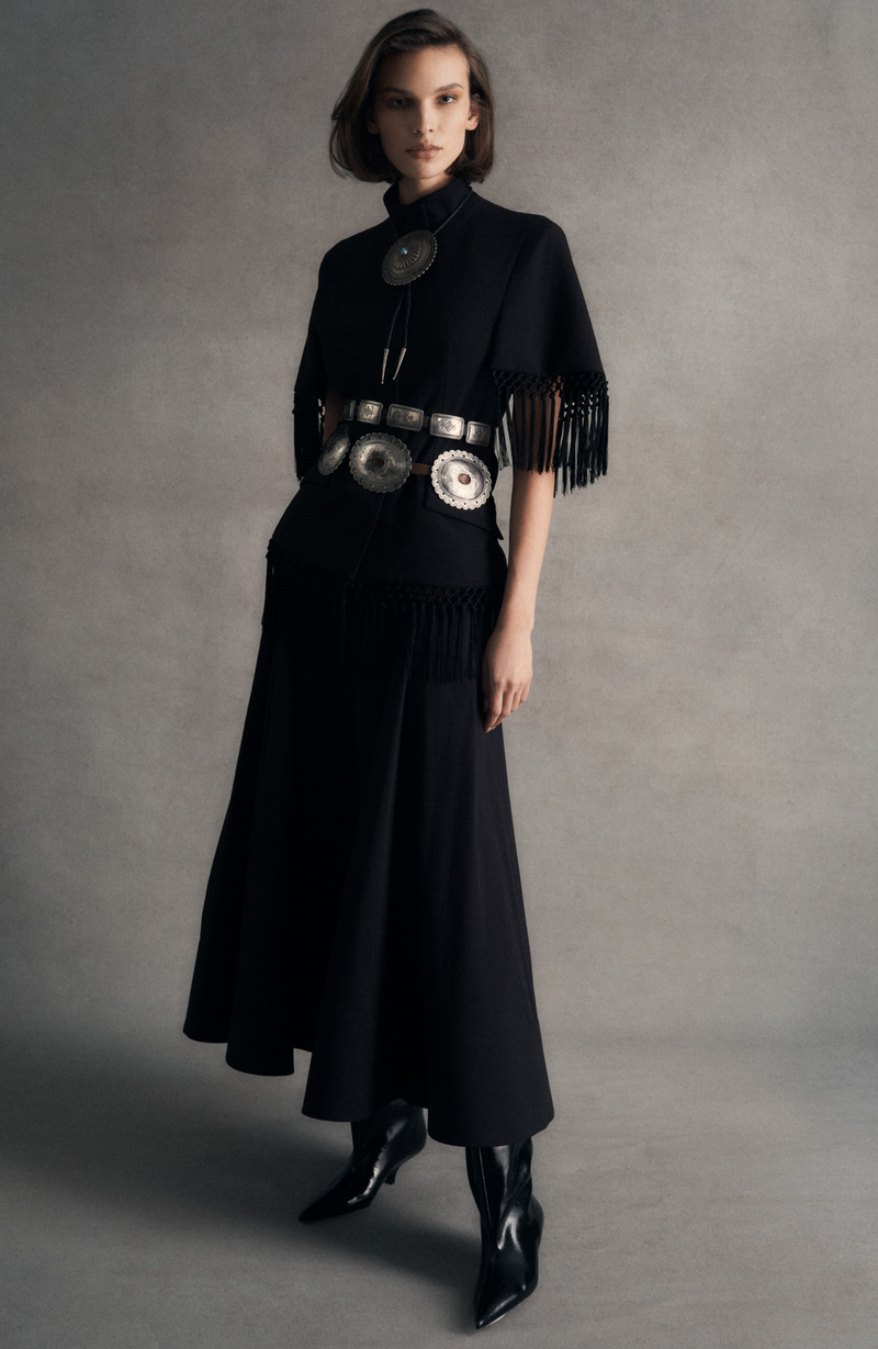 Cotton Poplin Parker Skirt