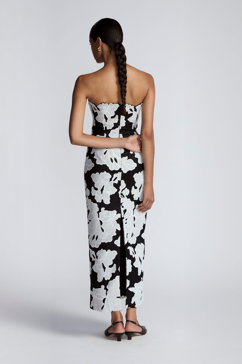 Floral Embroidered Lace Natasha Dress Lela Rose Floral Embroidered Lace Natasha Dress Lela Rose