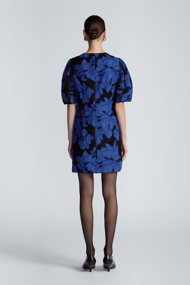 Floral Embroidered Lace Tunic Dress