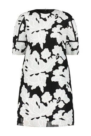 Floral Embroidered Lace Tunic Dress