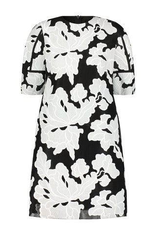 Floral Embroidered Lace Tunic Dress