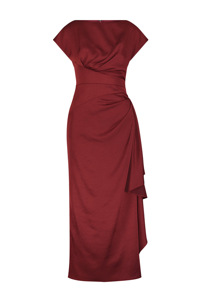 Washed Satin Florence Dress