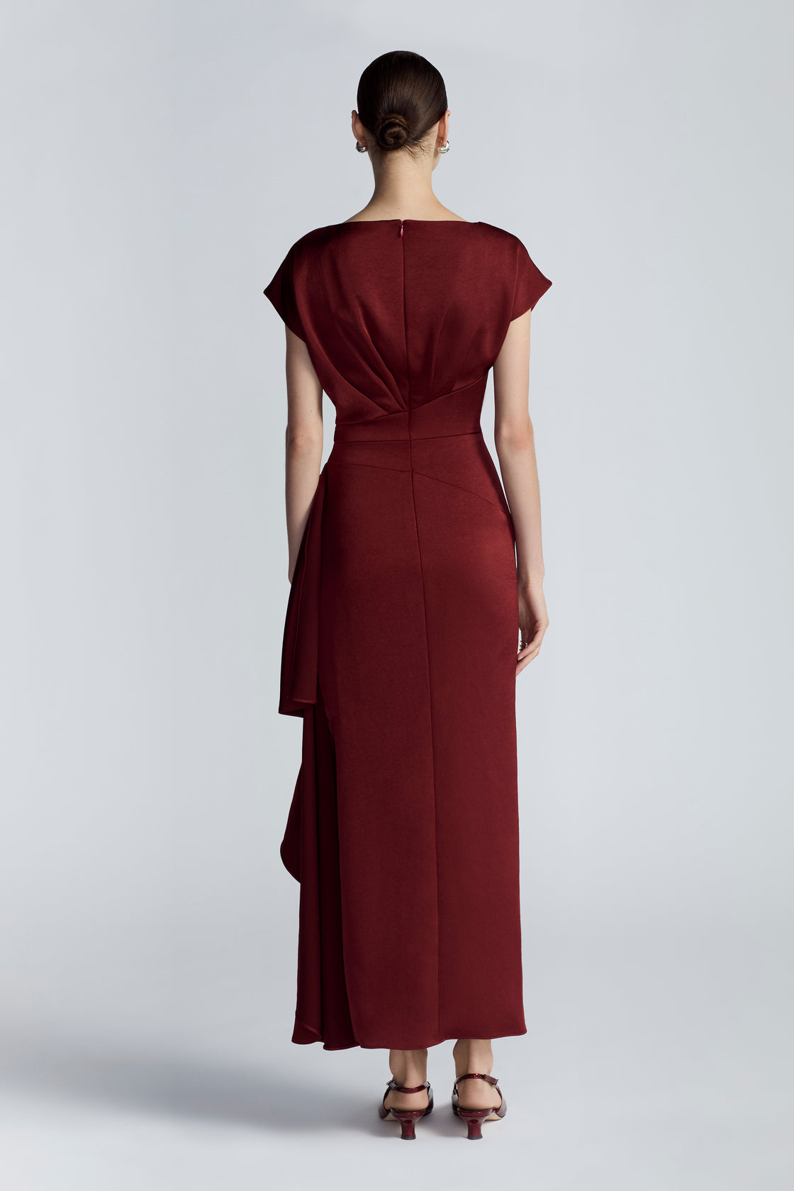 Washed Satin Florence Dress