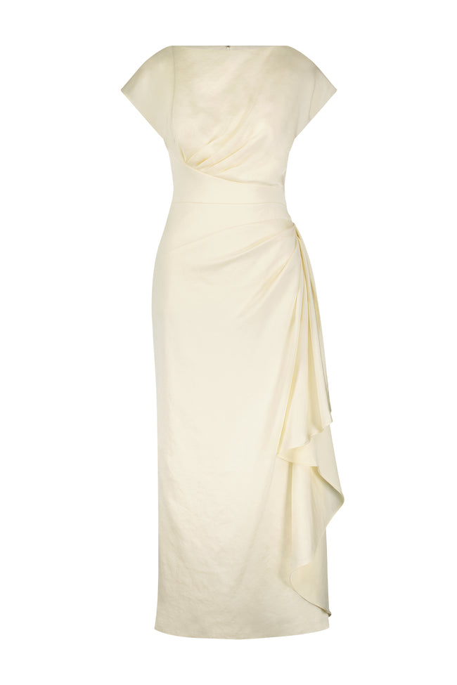 Washed Satin Florence Dress