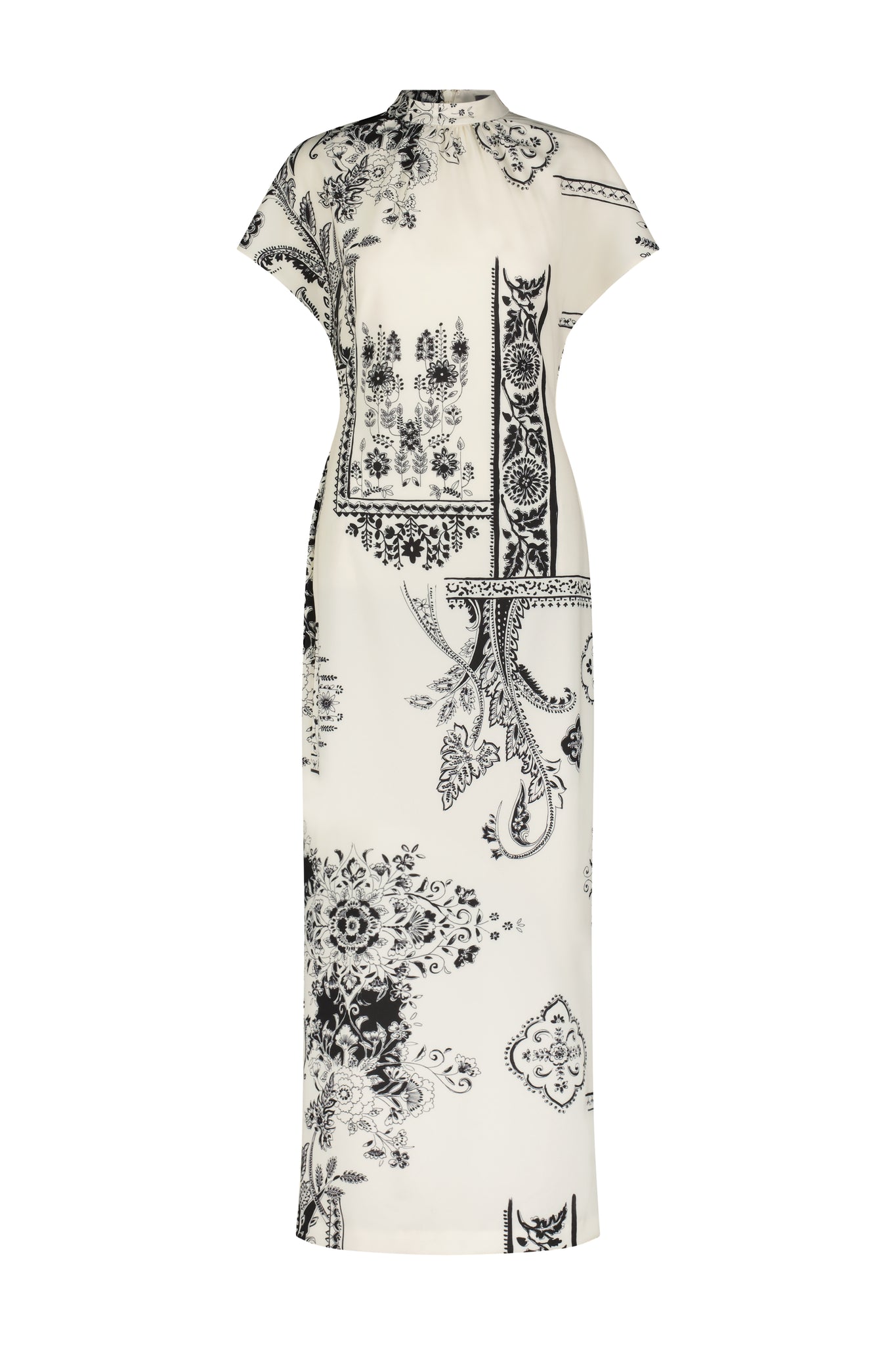 Printed Stretch Crepe Stella Dress