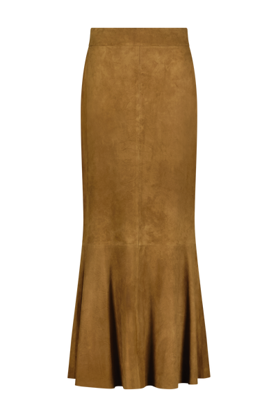 Suede Tulip Skirt