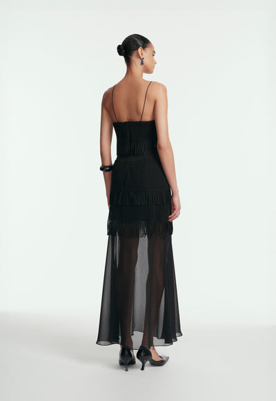 Macramé Lace Maxi Skirt