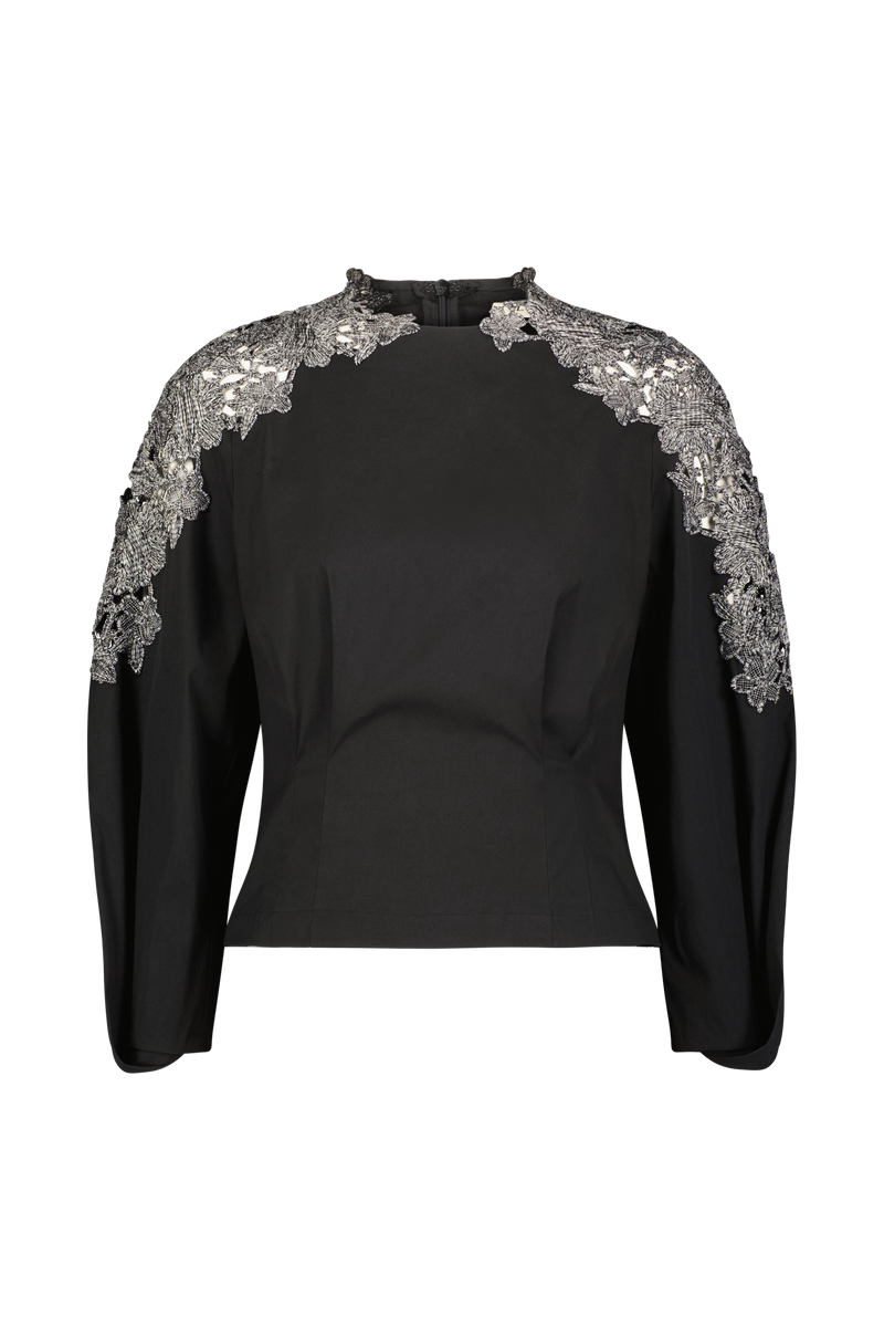 Macrame Lace Detail Top