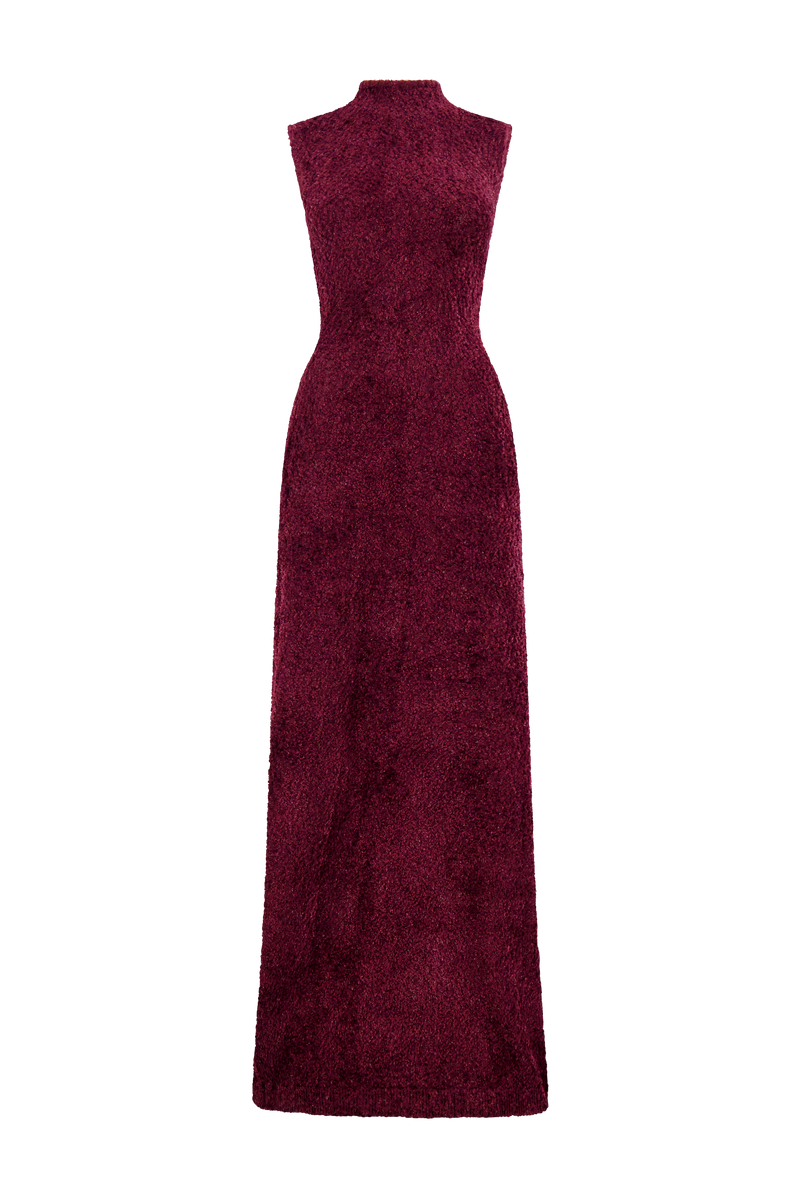 Slub Velvet Knit Gown