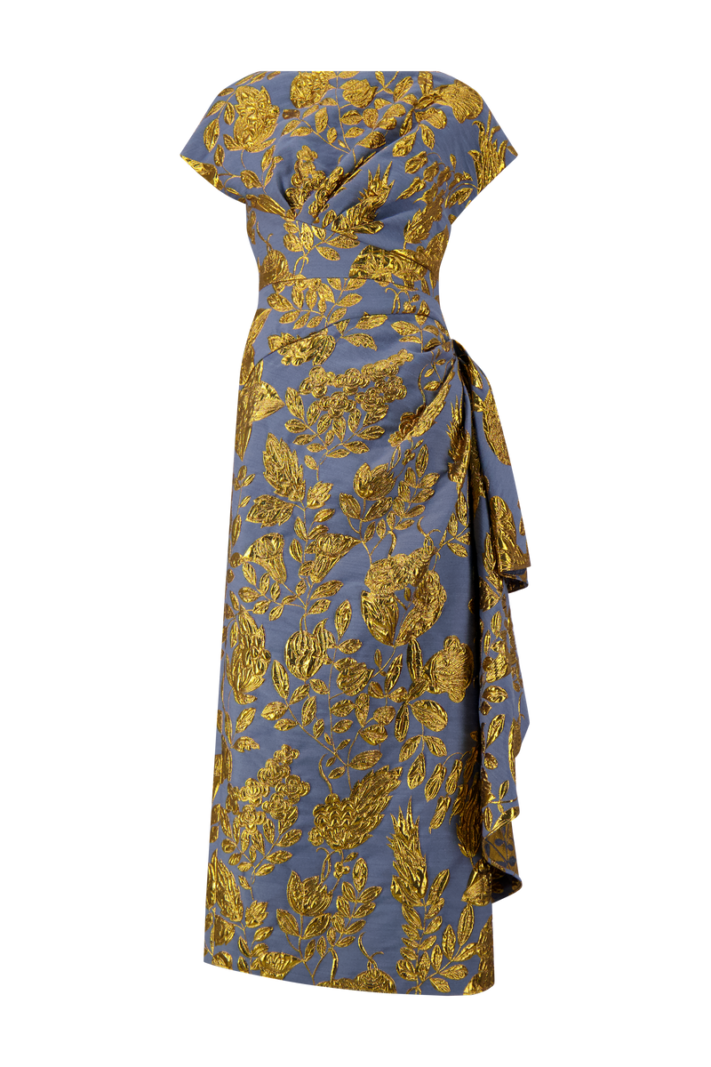 Floral Fil Coupe Florence Dress