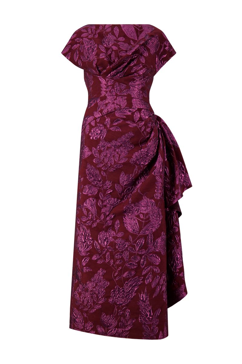Floral Fil Coupe Florence Dress