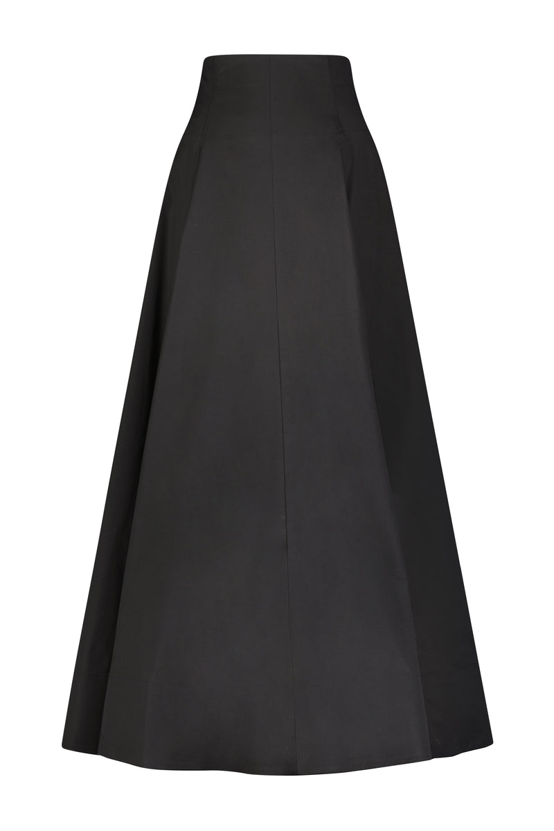 Cotton Poplin Parker Skirt