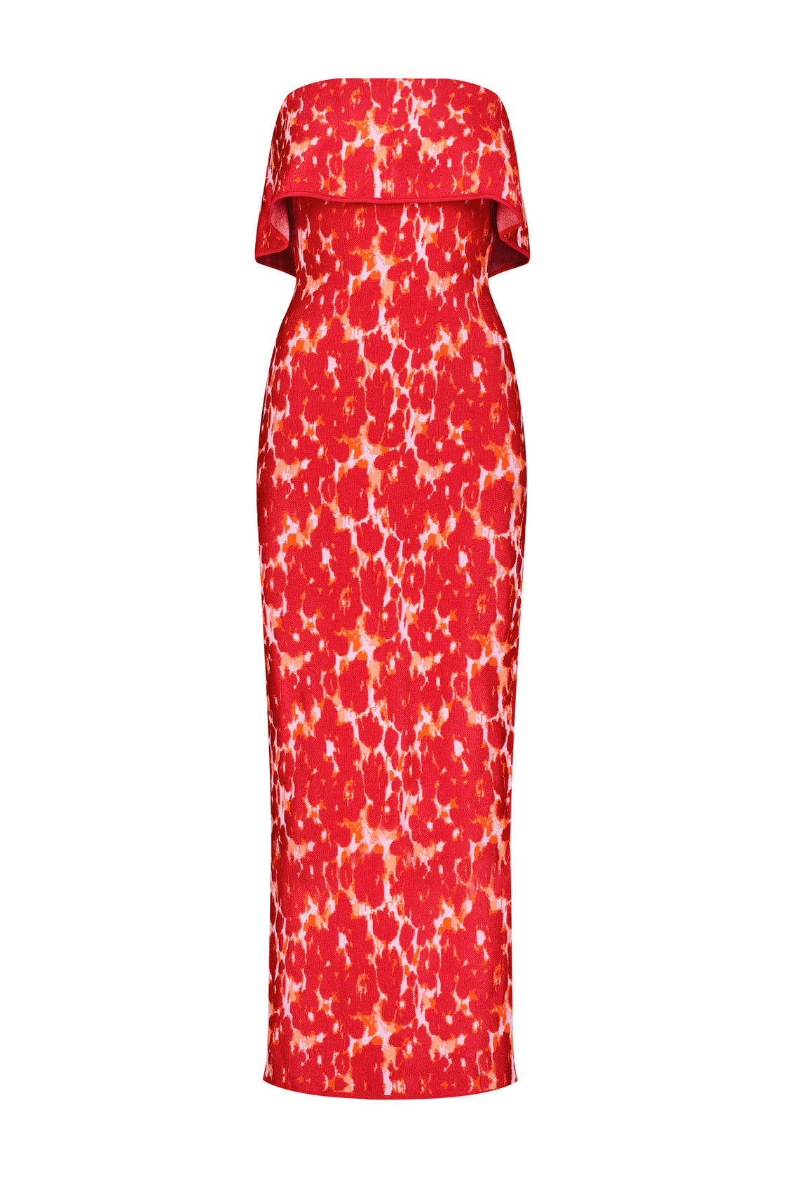 Floral Jacquard Knitted Dress