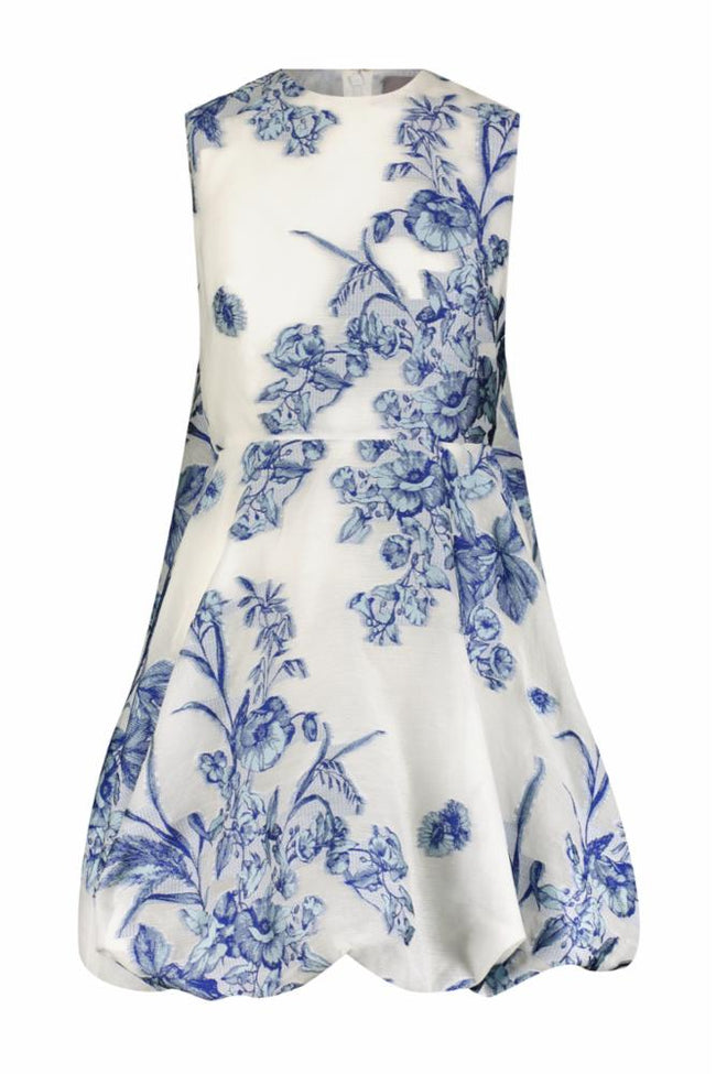 Floral Fil Coupe Wateau Back Bubble Mini
