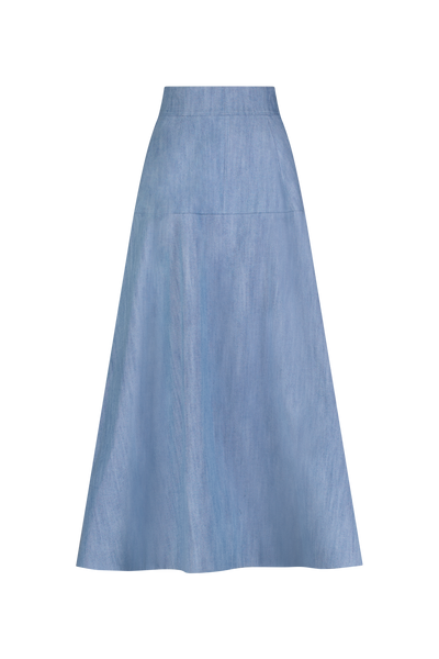 Denim A-Line Skirt