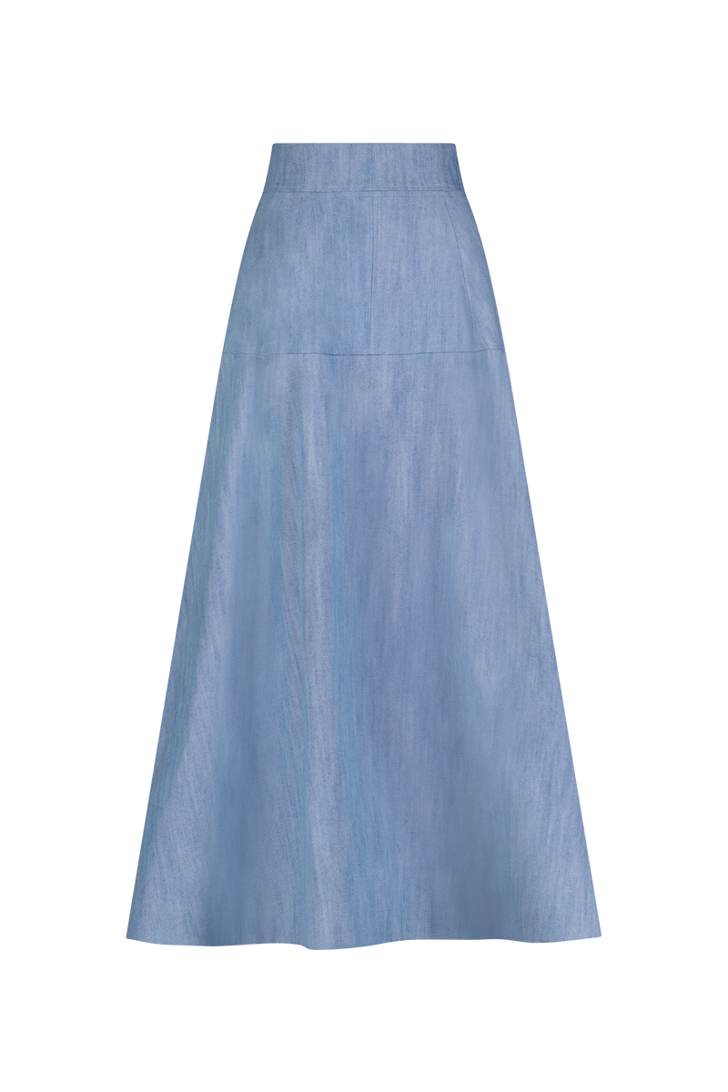 Denim A-Line Skirt