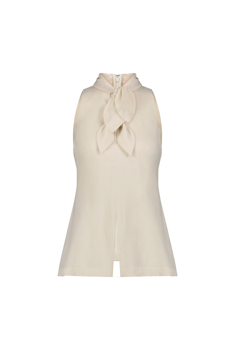 Linen Bow Top