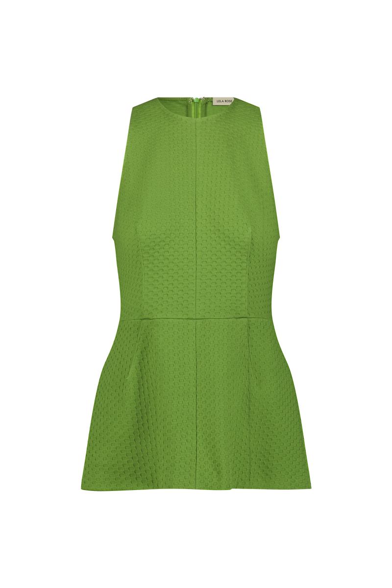 Textured Jersey Sleeveless Top