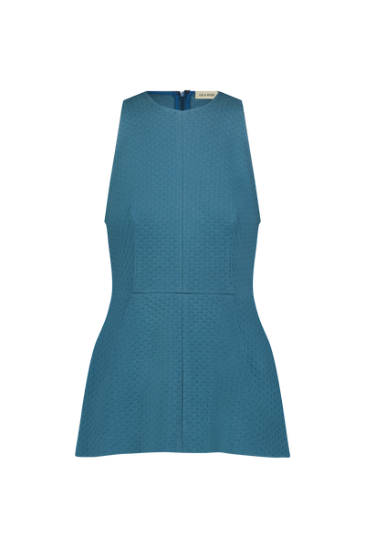 Textured Jersey Sleeveless Top