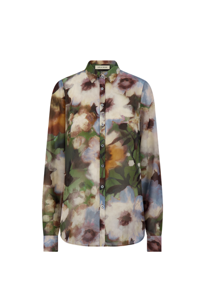Floral Printed Chiffon Lucy Shirt
