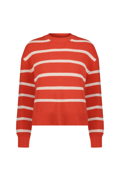 Striped Knit Crewneck