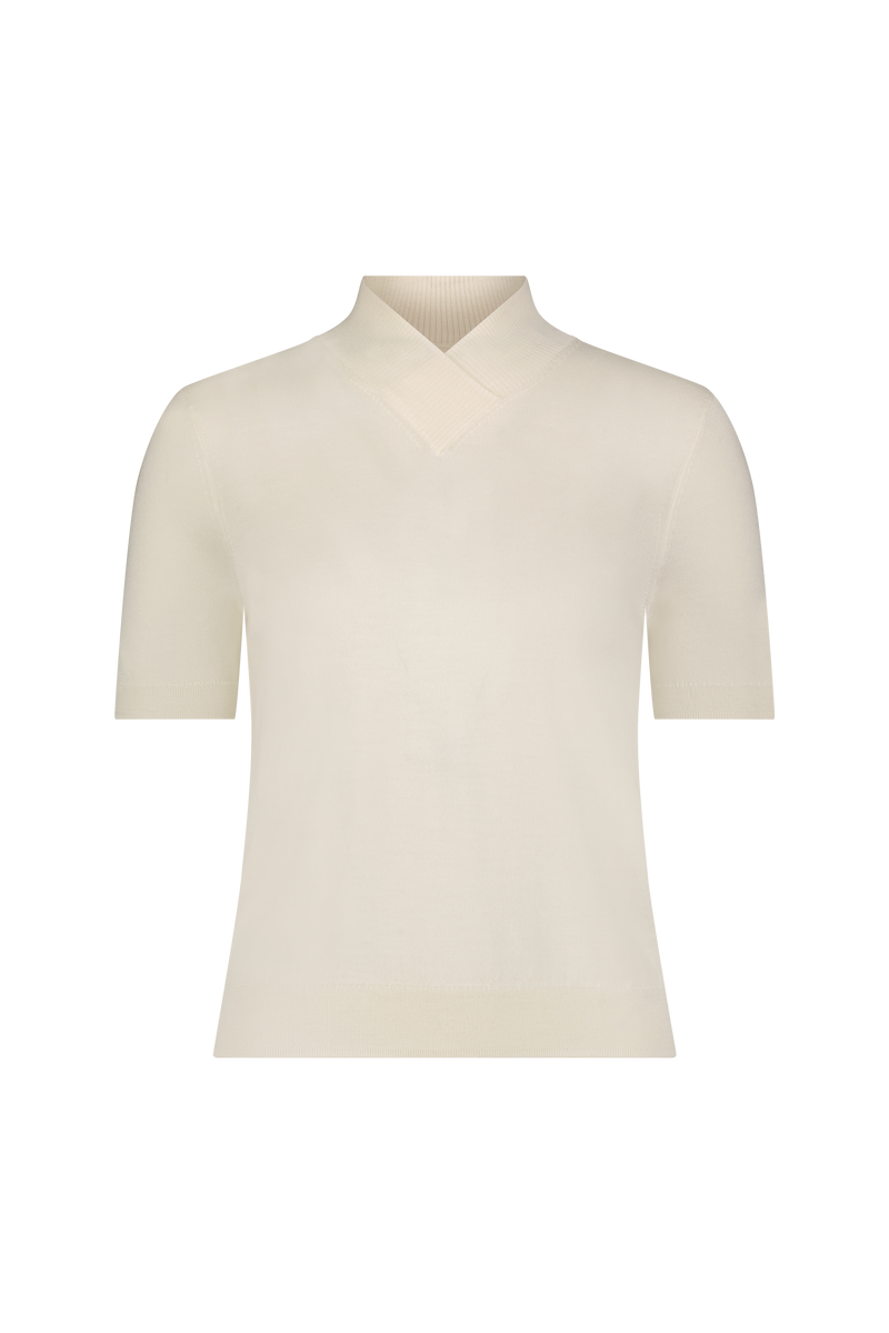 Merino Silk Knit T-Shirt