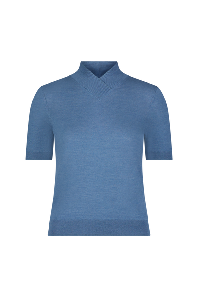 Merino Silk Knit T-Shirt