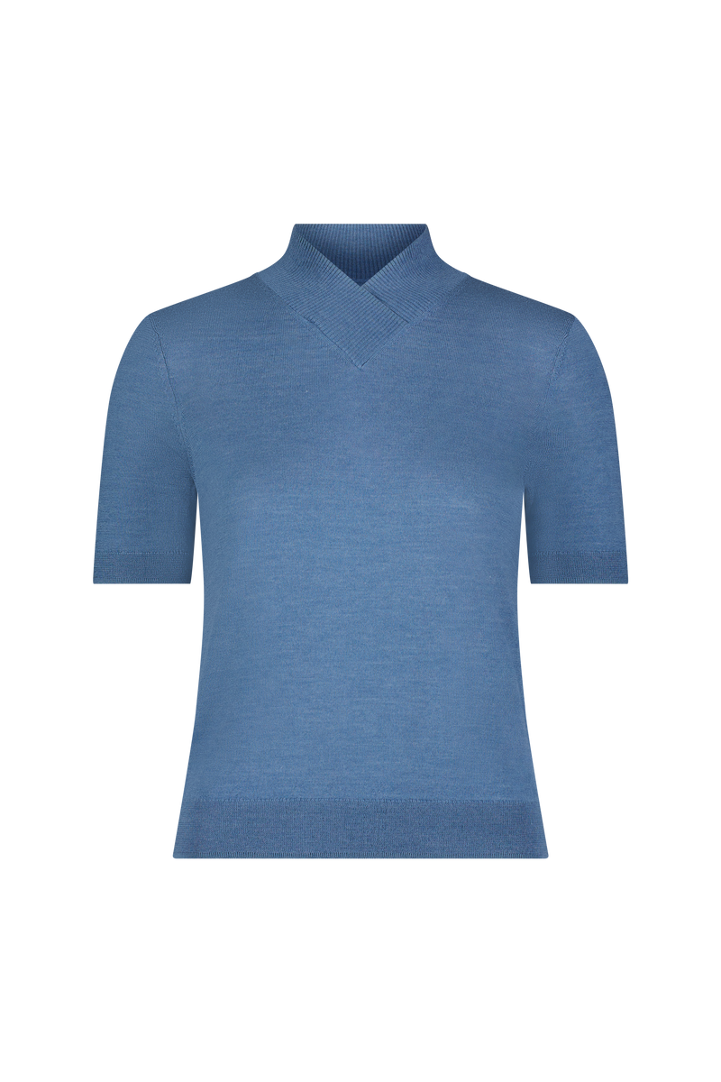 Merino Silk Knit T-Shirt