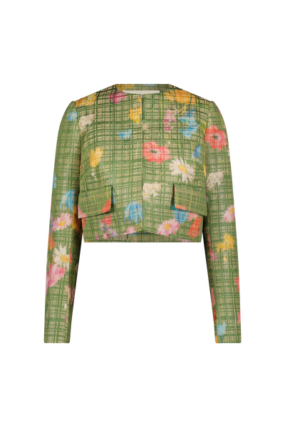 Floral Raffia Jacket