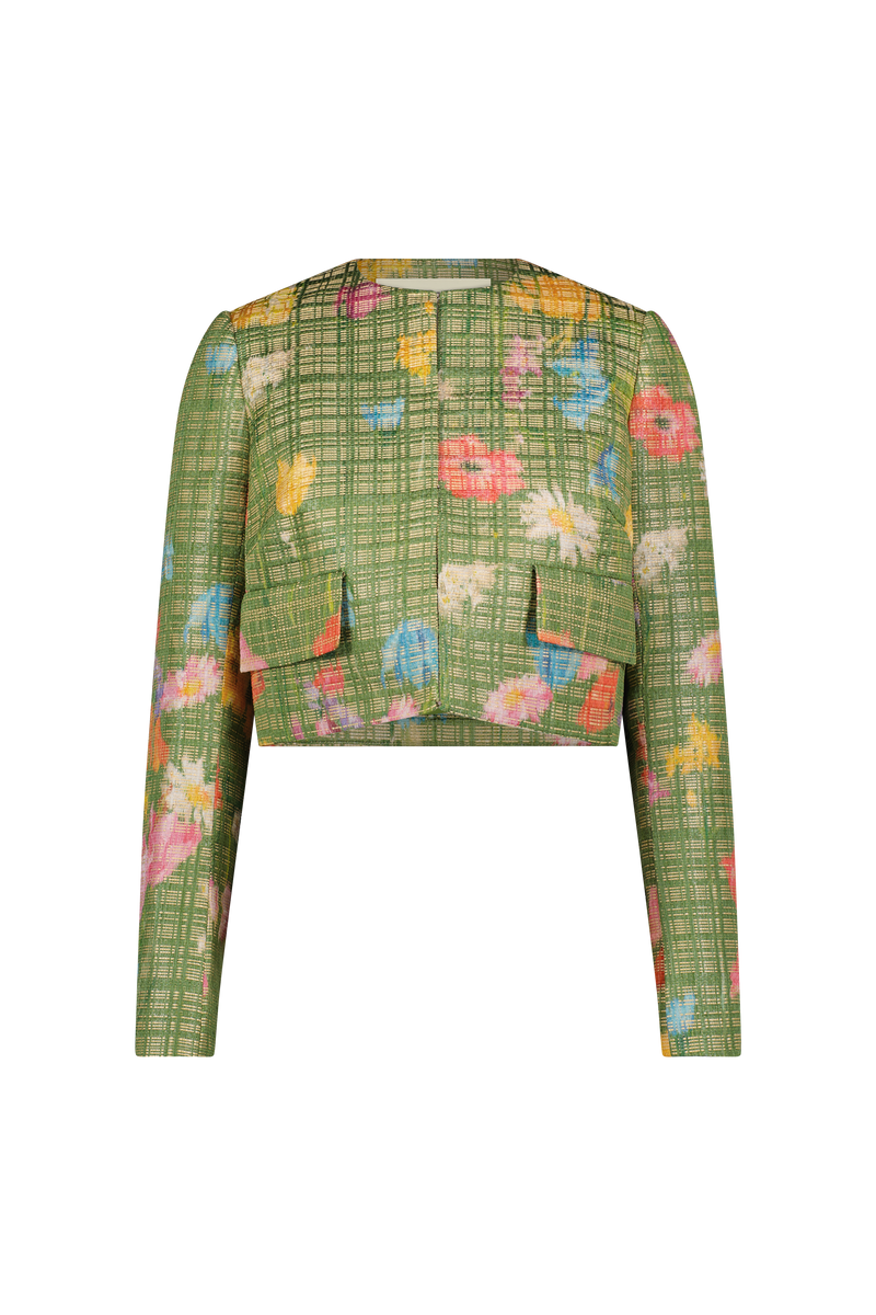 Floral Raffia Jacket