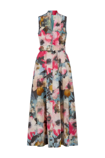 Floral Printed Cotton Margot Dress
