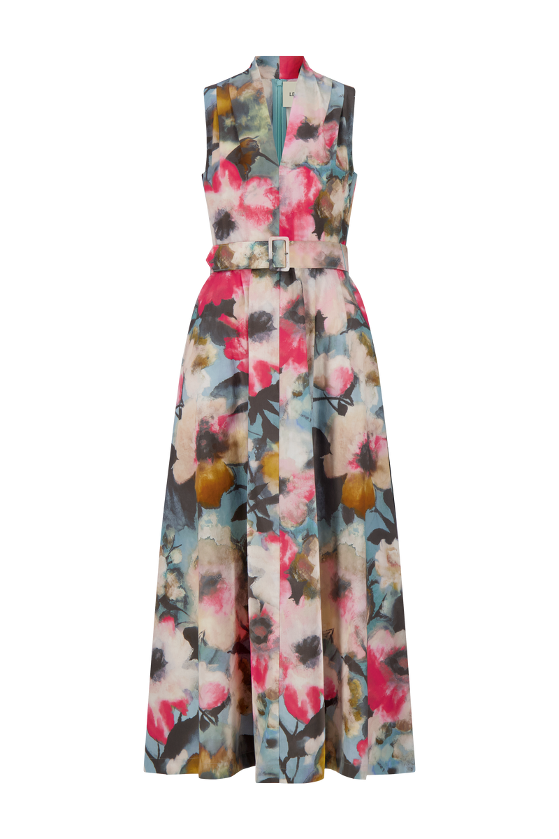 Floral Printed Cotton Margot Dress
