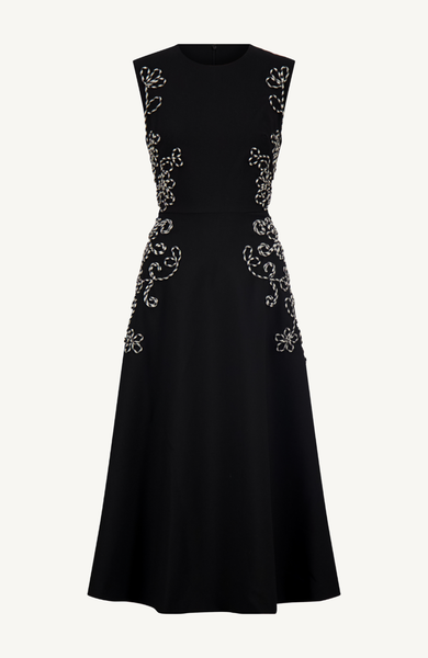 Corded Embroidery Sleeveless A Line Dress – Lela Rose