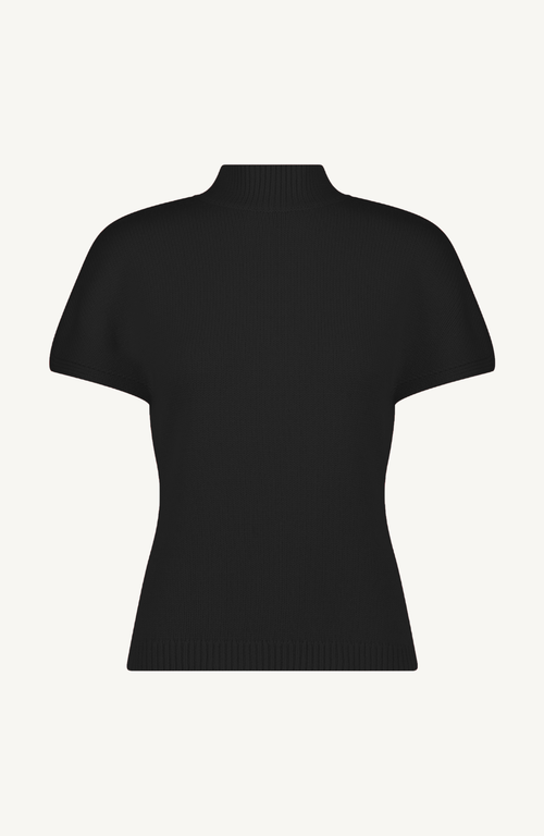 Cashmere Knit Mock Neck Pullover