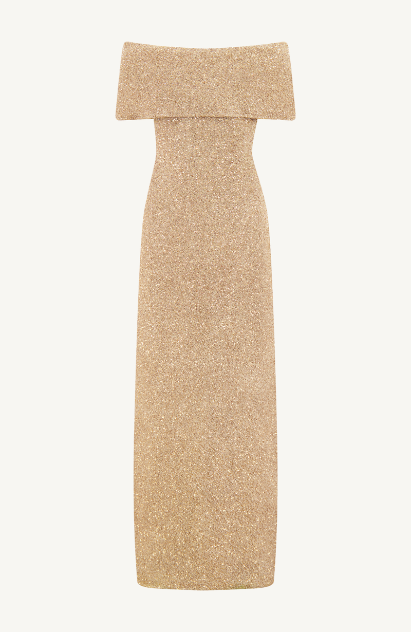 Sequin Knit Deedie Gown