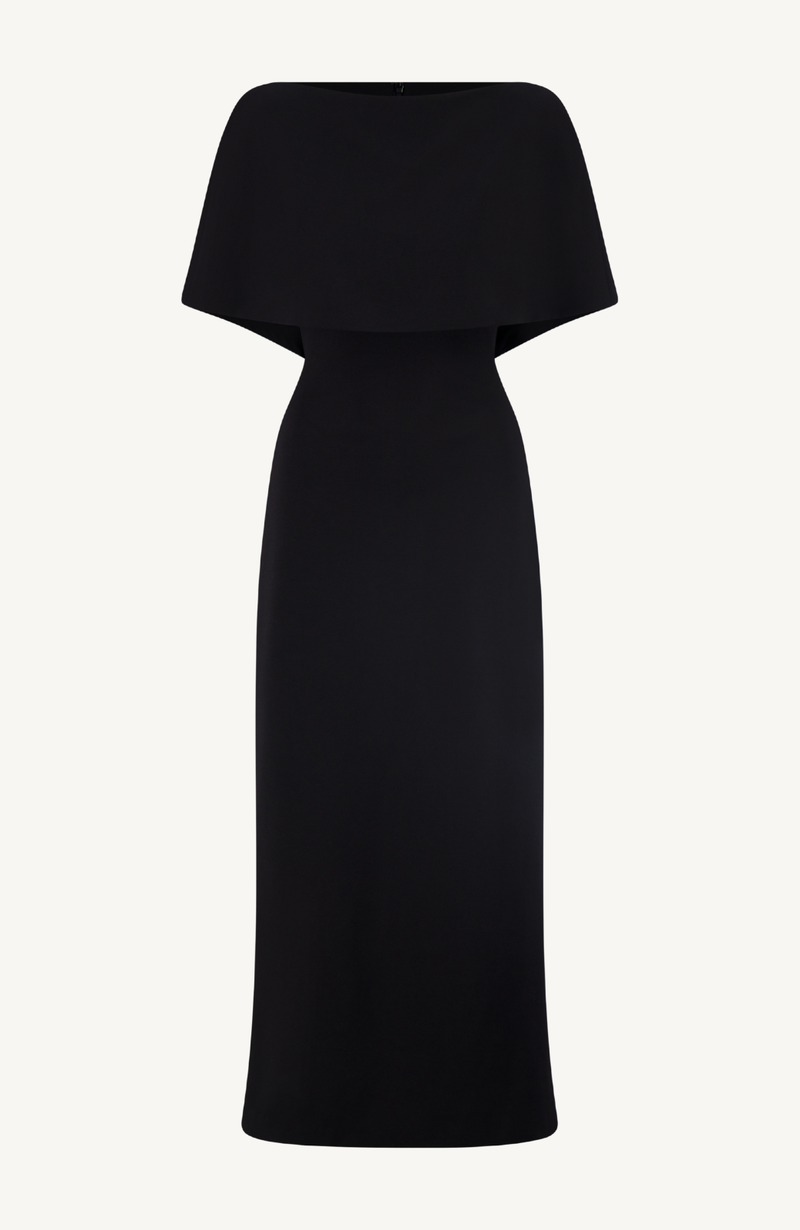 midi dress cape Marysol main image 1