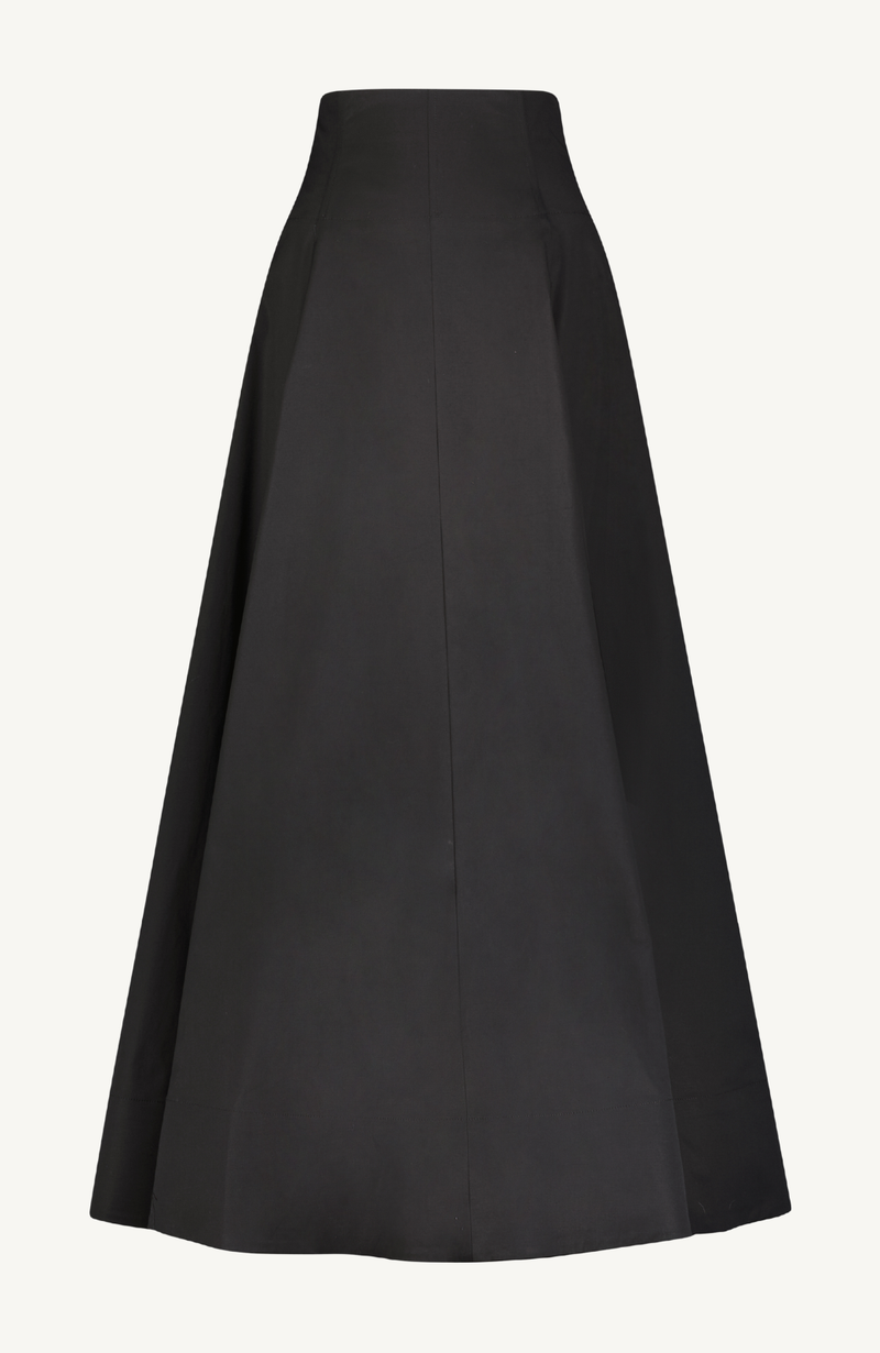 Cotton Poplin Parker Skirt