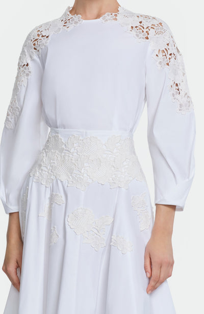 Macrame Lace Detail Parker Skirt