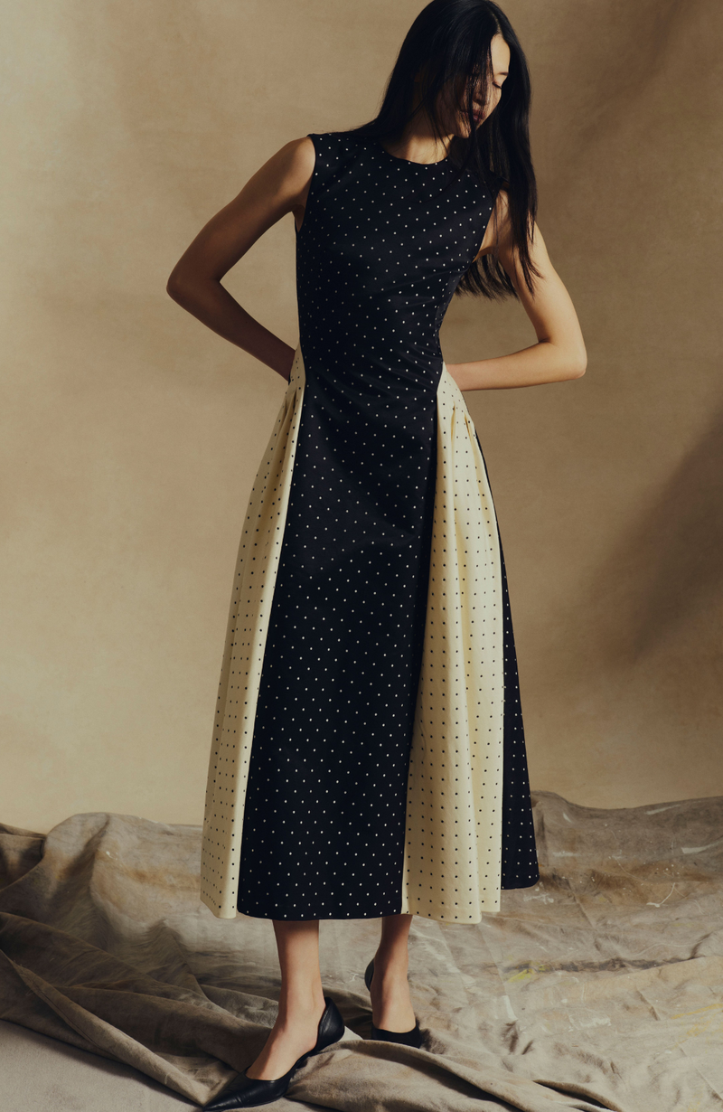 Polka Dot Jacquard Alexis Dress – Lela Rose