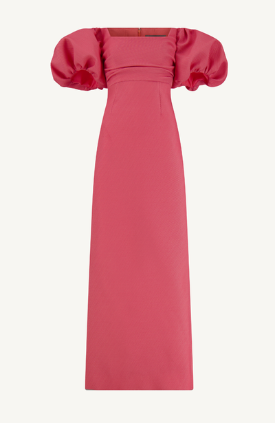 Textured Satin Thelma Gown