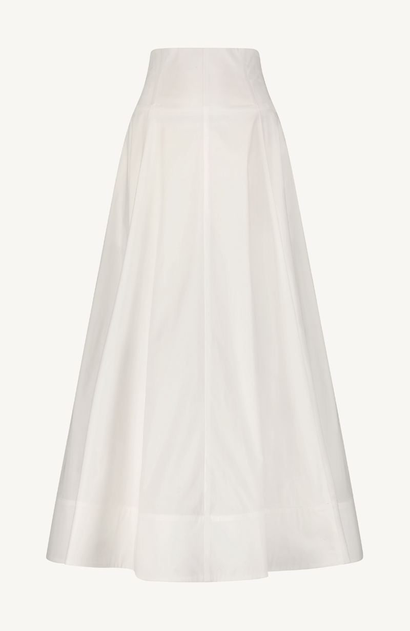 Cotton Poplin Parker Skirt