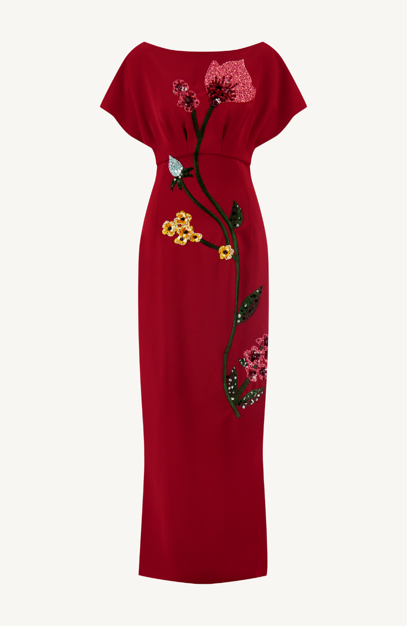 Floral Embroidery Savannah Gown Lela Rose Floral Embroidery Savannah Gown Lela Rose