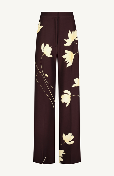 Floral Printed Crepe Molly Pant