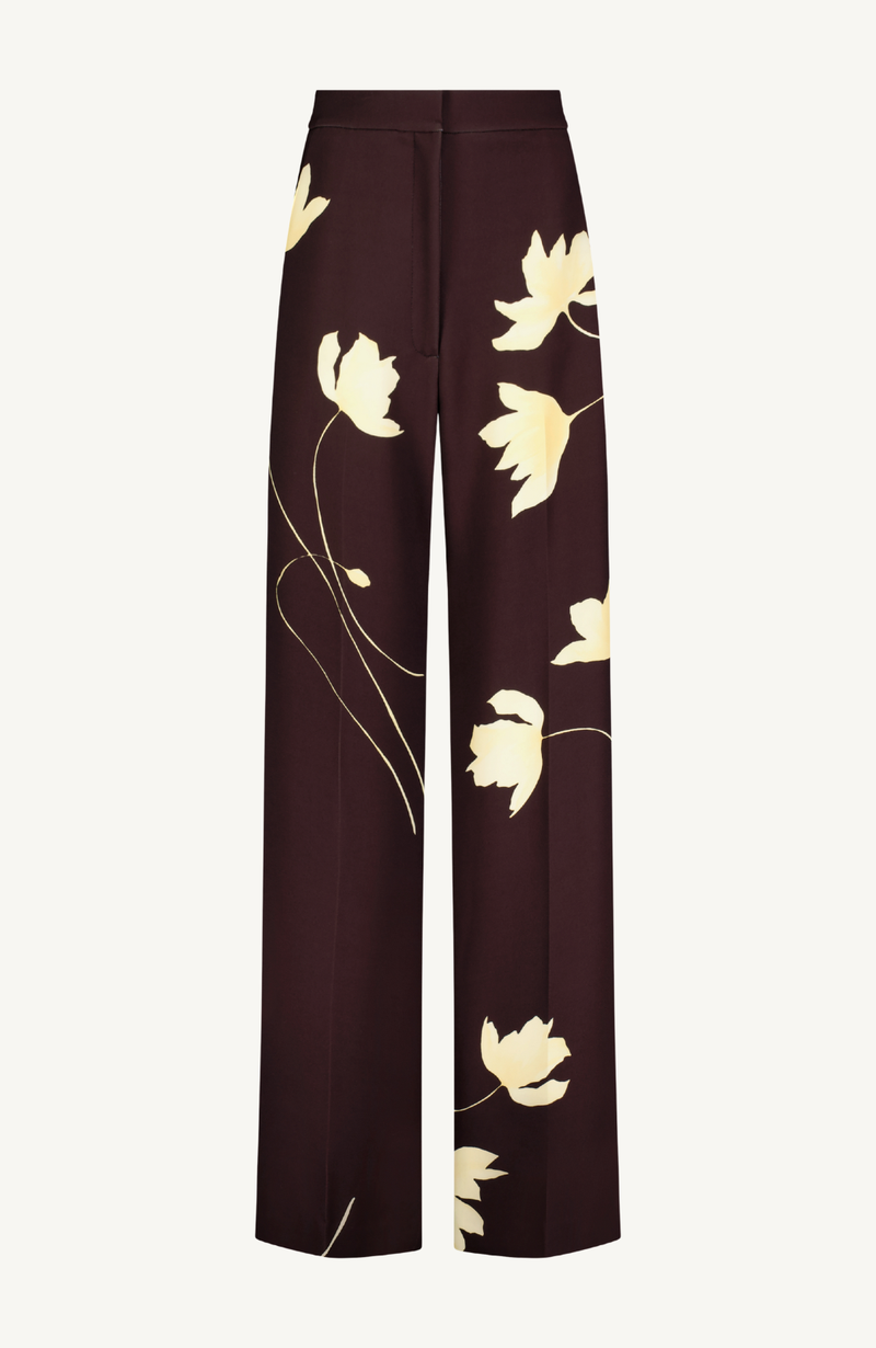 Floral Printed Crepe Molly Pant
