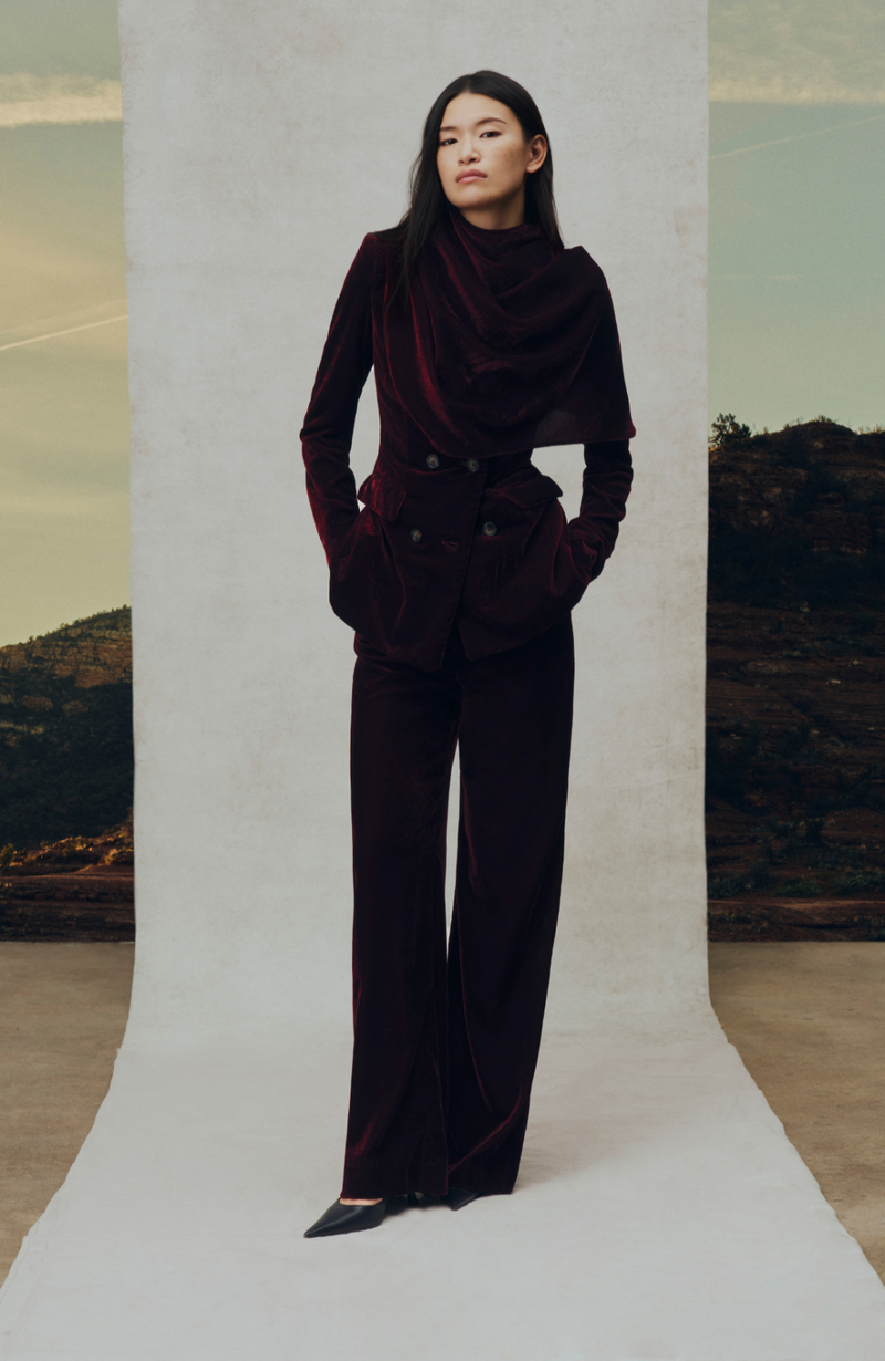 Crushed Velvet Cape